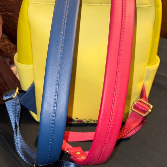 Loungefly Beauty and the Beast Backpack - Yellow and Blue - Picture 8 of 11